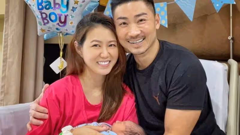 沈志豪、鄭可為喜迎三寶！