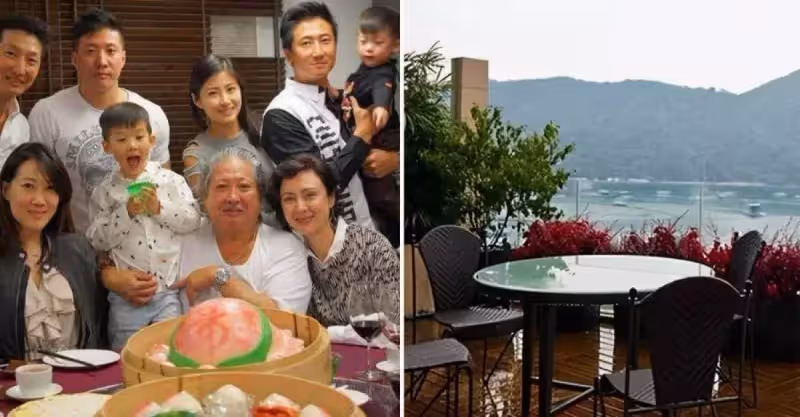 洪金寶豪宅內景曝光！一家九口同住裝修堪比宮殿，廚房比三居室還大，自帶超大泳池視野開闊，一線海景一覽無余