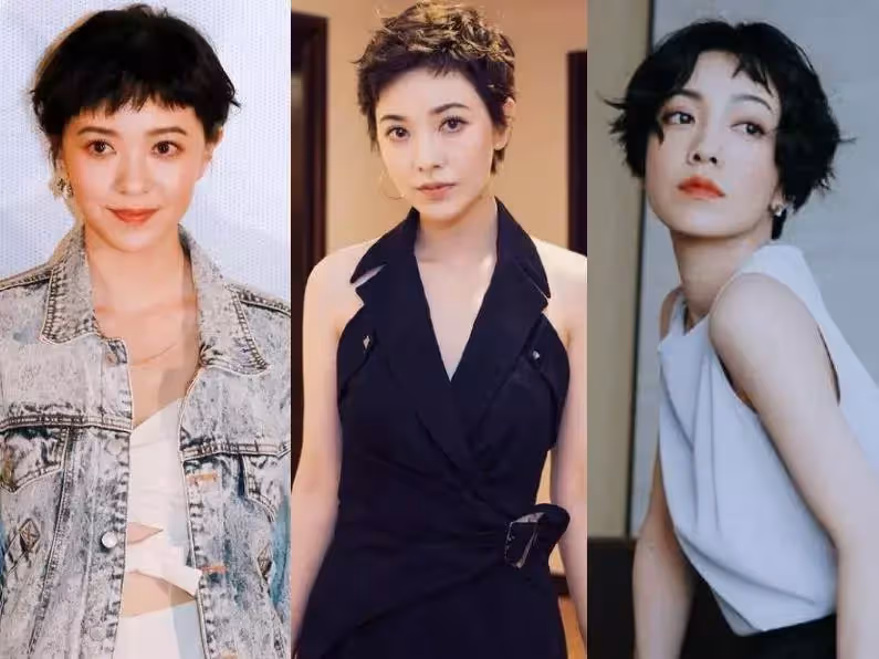 當常年留短髪的女星留起長髪:郭采潔變普通,Ella女人味十足,看到張蕓京:真是美出天際