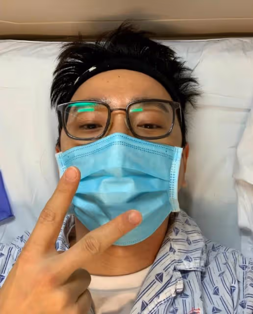 39歲患白血病演員再崩潰,肺癌父親住院情況差,自責不能床邊盡孝