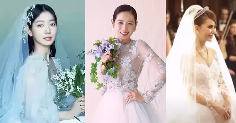 夢中嫁衣都在這!女星絕美婚紗盤點,朴信惠、孫藝珍美如畫