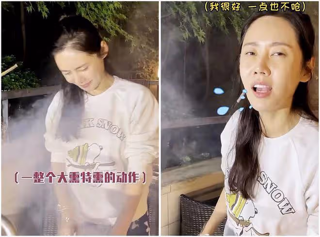 秋瓷炫在豪宅陽台擼串，一口啤酒一口肉，唱情歌表白於曉光！
