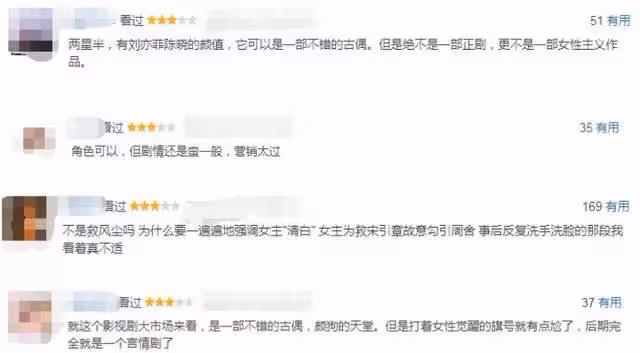 《夢華錄》評分下降,差評漫天,網友:都是營銷太過火