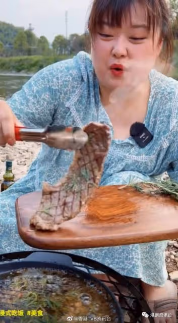 細細粒約滿TVB正式離巢!轉戰內地做吃播賺到盤滿缽滿