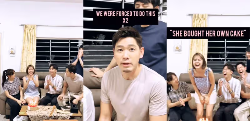 劇組收工「熱情」為黃暄婷慶生　陳羅密歐拆穿：我們被逼的！