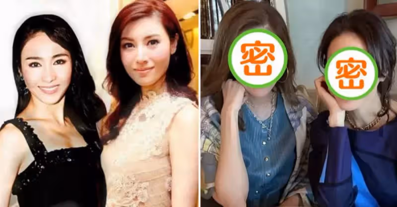 51歲李嘉欣相約50歲姿黎下午茶，二人同為豪門貴婦，氣質卻截然不同