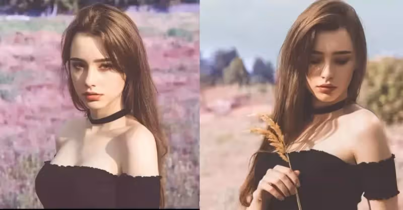 俄羅斯金髮碧眼美女，身材高挑擁漫畫大長腿！看完素顏照簡直比昆凌、baby還要正！
