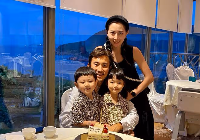 狄龍慶祝父親節,祖孫三代同框長相太相似,41歲兒子已成TVB視帝