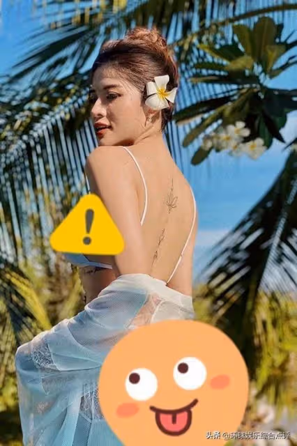 明星們在海灘上穿比基尼秀身材,將身材曲線展現得淋漓盡致