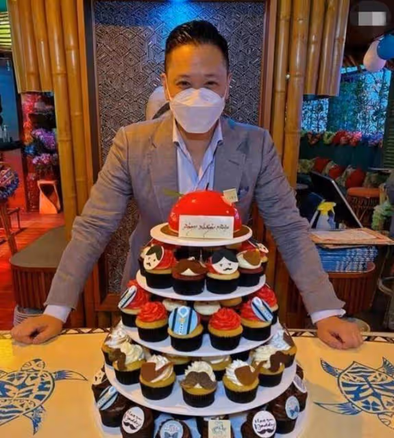 胡杏兒為富豪老公慶生,百元名牌蛋糕堆五層,「總價值近萬元」好奢侈,5年生3胎太拚命