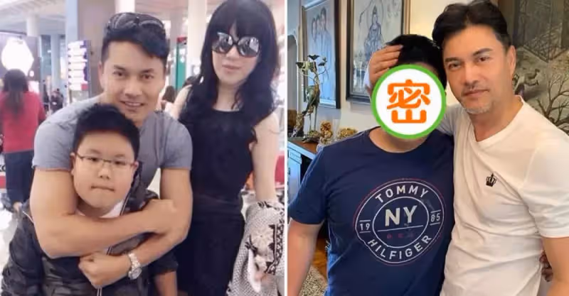 65呂良偉兒子長大了！20歲的他「等比例」長大，父子合影有意思