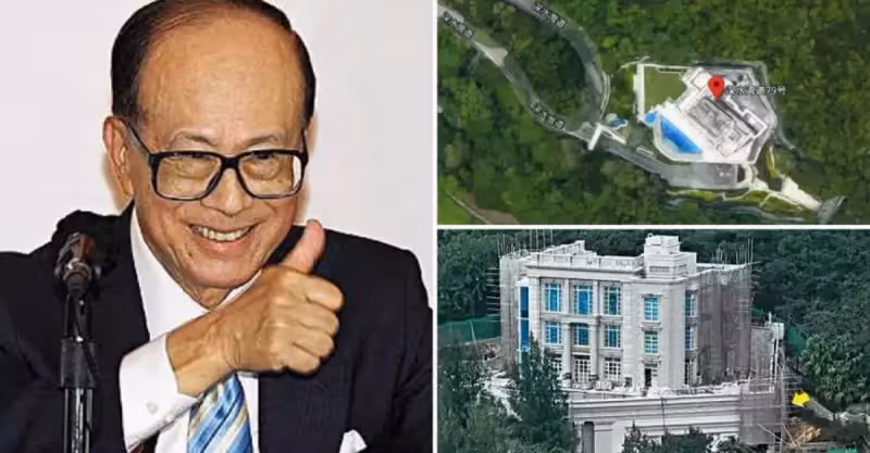 「地道都挖不進去」！亞洲首富李嘉誠豪宅曝光，圍墻高3米防彈玻璃幕墻，家裡還配了防彈室