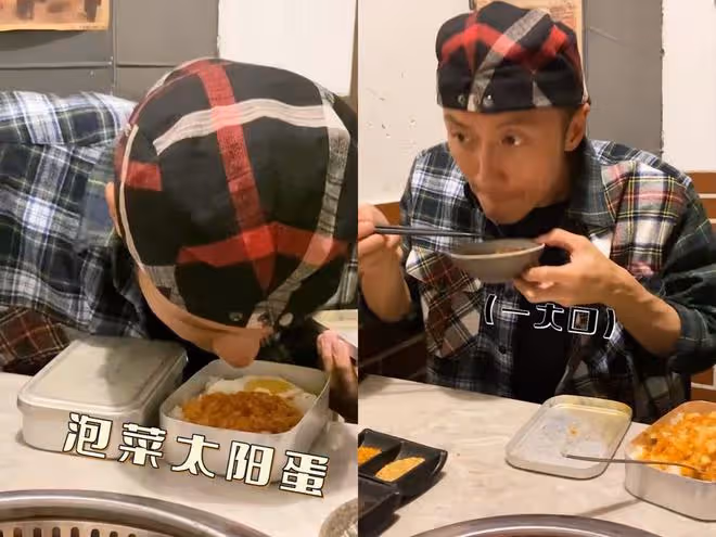 謝霆鋒在廈門吃烤肉,將蕎麥麵認成綠豆面,衣品慘遭網友吐槽