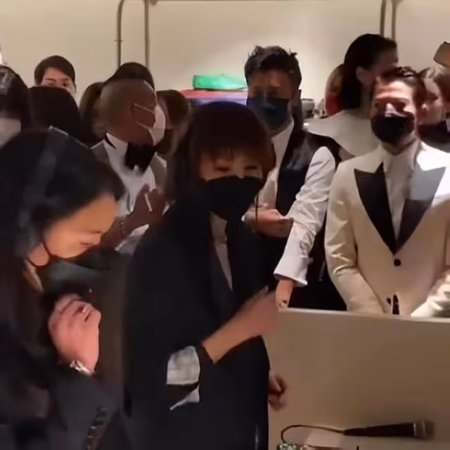 謝霆鋒郭富城罕見同框,氣質差距太大了,現場圍觀張曼玉打碟