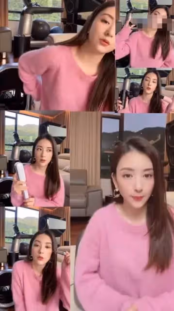 郭富城嬌妻方媛罕曬近況！豪宅內做美食，素顏出鏡皮膚白皙，一頭卷髪溫婉迷人，大口狂吃接地氣，加量蔥蒜好重口