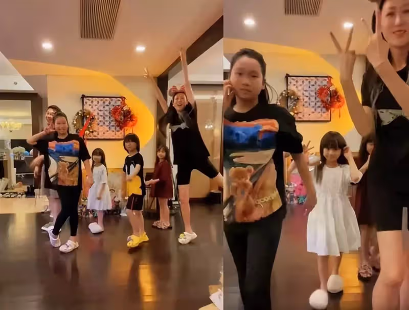 陳浩民嬌妻帶女兒外出!10歲雅薷身高一米六,穿38碼鞋體重破百,曾因長胖被當保姆