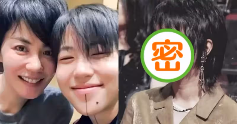 竇靖童下巴紋消失了，戴長款耳墜女人味爆棚，網友：王菲再也不用擔心了