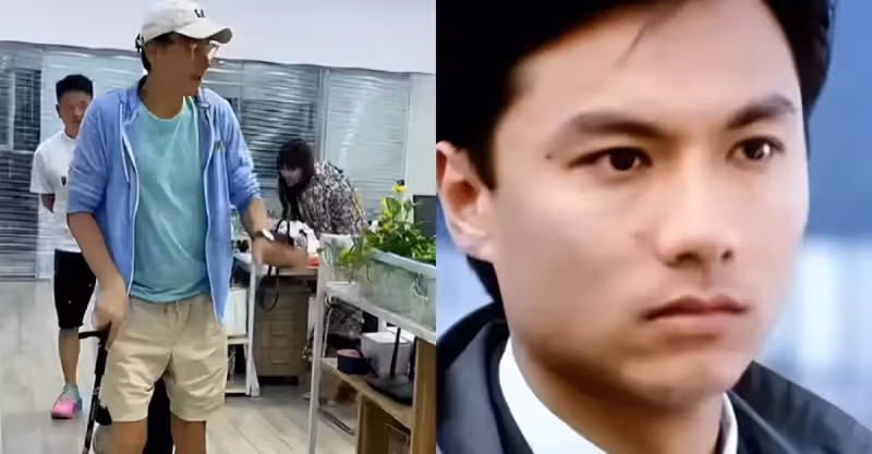 61歲林俊賢拄拐杖現身，身材瘦弱引擔憂，被網友贊比劉德華還帥氣