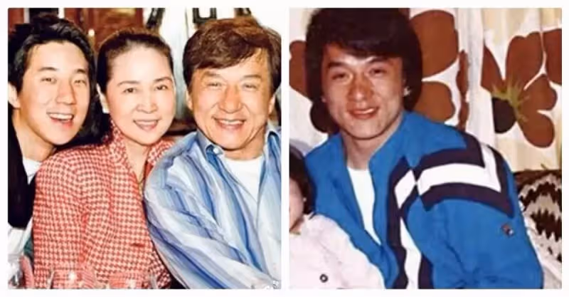 零修圖年代！林鳳嬌「30年前的舊照」曝光　30多年全家福前後對比「難怪成龍離不開她」