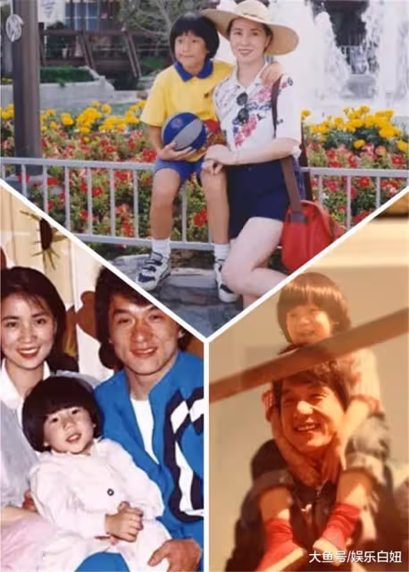 零修圖年代!林鳳嬌「30年前的舊照」曝光 30多年全家福前後對比「難怪成龍離不開她」