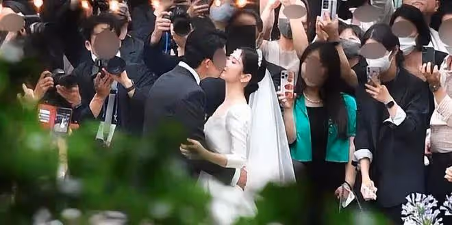 韓流女神大婚現場公開！小6歲老公被打碼好神秘