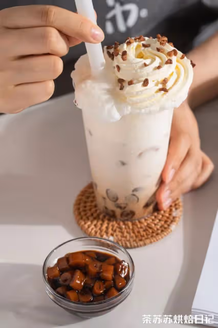 奶茶店20一杯，在家做，3塊錢吃撐！Q彈軟糯，一卷搞定~