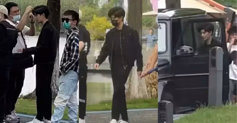 33歲任嘉倫拍戲被偶遇，一天切換多處場景，生圖狀態令人感慨，真的是太帥了！