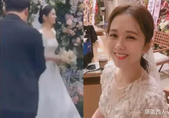 韓網熱議！42歲張娜拉的新娘美...穿著婚紗現場跳起來了女團舞