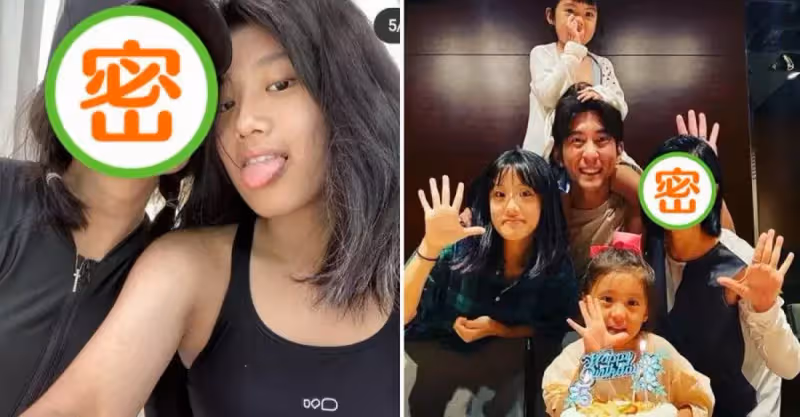 賈靜雯跟女兒合影，素顏很黑還有斑，46歲的老態明顯，網：真實不做作