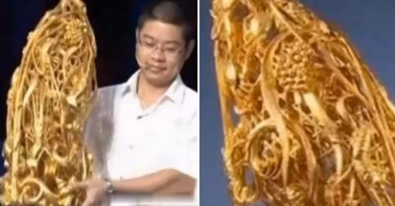 小夥抬「金疙瘩」鑒寶，自己估價二十萬，專家：不止，再加幾個零
