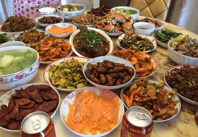 朋友圈曬年夜飯，看了這8家就知道差距了，最後一家讓人眼前一亮