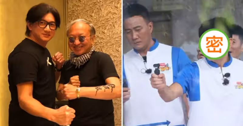 「擺脫幸福肥」吳奇隆近照曝光，51歲顏值回春，和53歲胡軍同框像兩代人，網友：重現當年男神風范