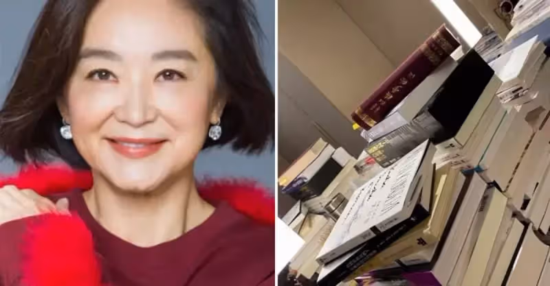68歲林青霞生活近況曝光！豪宅化妝臺「書籍遍布」，繼女邢嘉倩「親手做書架」表孝心，對老公稱呼力破婚變消息：他是最愛的人