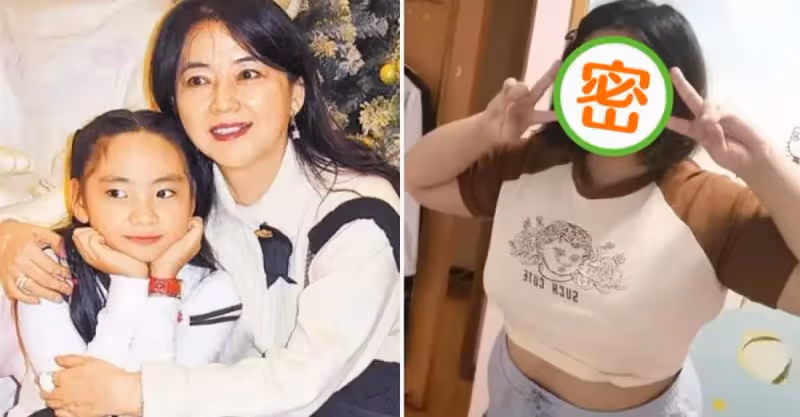 64歲胡慧中回內地即將復出！21歲女兒罕同行，體重175斤身材圓潤，網友：瘦下來就是美人痞子