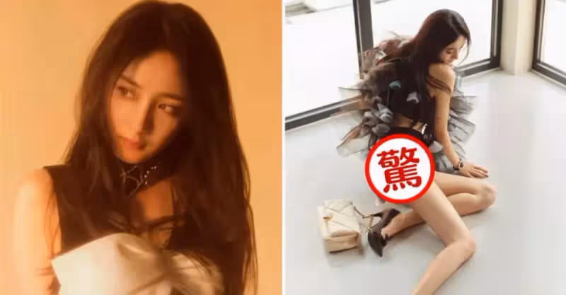 楊冪時尚芭莎大片曝光！一身「丁字褲」凹造型夠大膽，網友：姐姐這也太辣了吧！