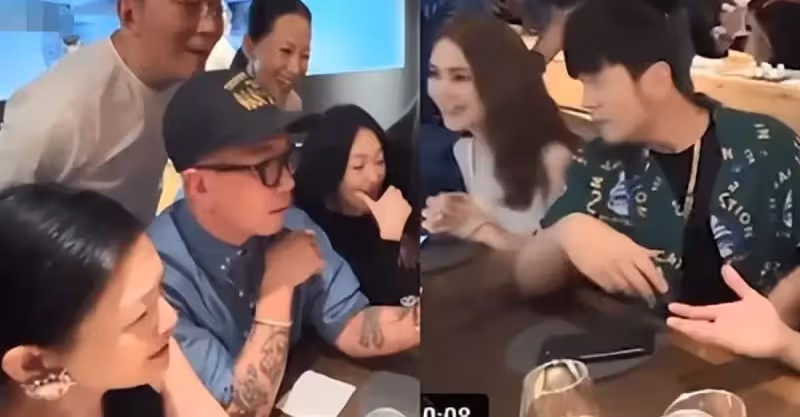 大s夫婦婚後首合體，與周杰倫夫婦聚會秀魔術，女方生圖虎背熊腰
