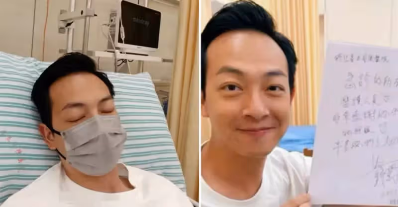 太拼了？43歲港星定居內地突然住院，初愈後手寫書信感謝醫生