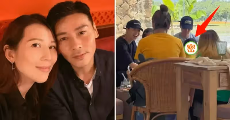 蔡少芬一家被偶遇！張晉體貼照顧子女，2歲樂兒「直視鏡頭」呆萌又可愛，難怪小名叫「魚蛋」
