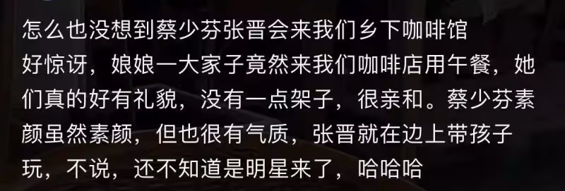 蔡少芬一家被偶遇!張晉體貼照顧子女,2歲樂兒「直視鏡頭」呆萌又可愛,難怪小名叫「魚蛋」