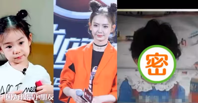 明星母女大比拼，本以為戚薇女兒複製粘貼，楊冪女兒才叫基因強大，網友：一個模子刻出來的