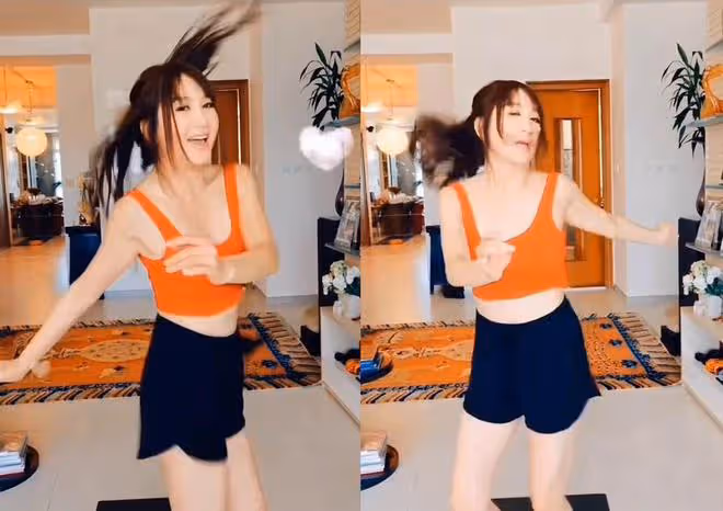 55歲溫碧霞穿背心做運動,豪宅內景曝光,網友:裝修好樸素!