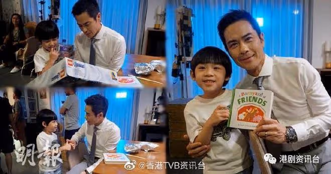 鄭嘉穎灌水救戲中5歲兒子!完成後送小演員大盒禮物