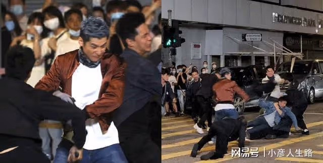 黃宗澤現身街頭拍戲，3名女助理幫忙擦汗更衣，男助理負責拎包