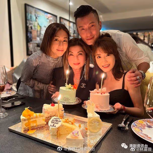 林夏薇樂易玲雙壽星慶生!胡定欣陳山聰大搞聚會很識做