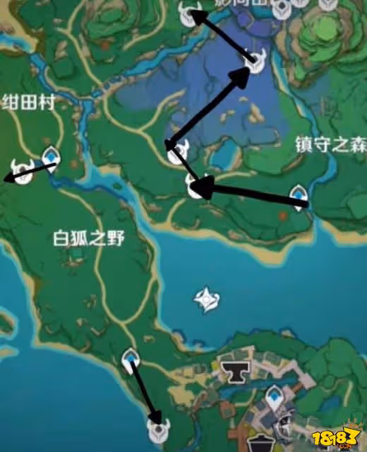 原神鬼兜蟲採集路線是什麼 原神鬼兜蟲採集路線一覽