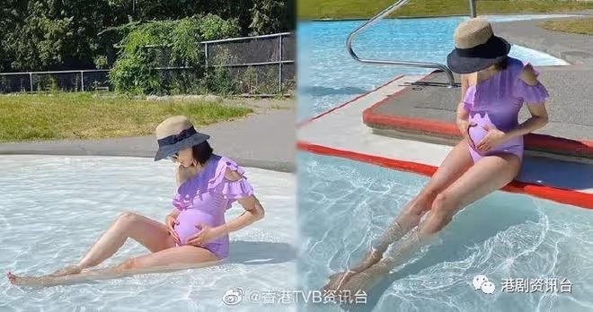 鍾嘉欣曬孕肚叫猜性別!暗示這回第三胎還是生仔