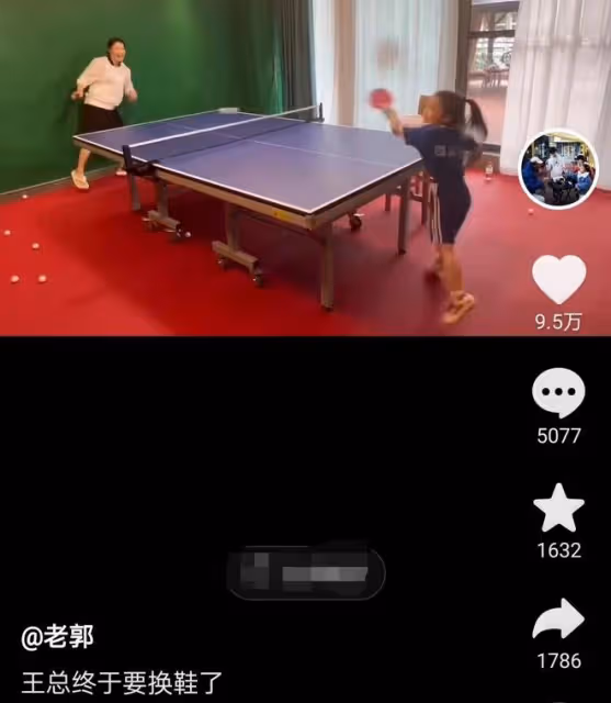 王楠排面太大了！6歲女兒練球世界冠軍輪流陪練，球技驚艷引期待