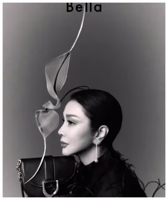 66歲的陳美鳳首登BellaTaiwan雜誌封面，嬌美的容顏，知性大方