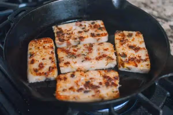蘿蔔的爽脆和香菇的鮮香，搭配肉末的香味，這碗燉蘿蔔很下飯！