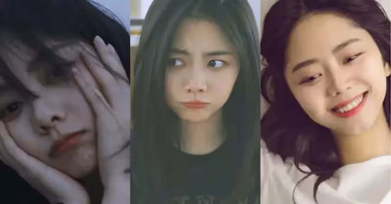 譚松韻懟臉美照，膠原蛋白小肉臉，網友：30多歲像17歲未成年！